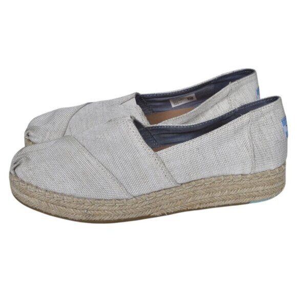 Toms Shoes - Toms Alpargata Rope 2 0 Espadrille Slip On Shoe Neutral Tan Size 8 5